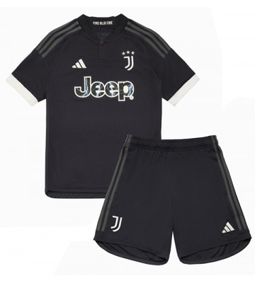 Juventus Replika Babytøj Tredje sæt Børn 2023-24 Kortærmet (+ Korte bukser)